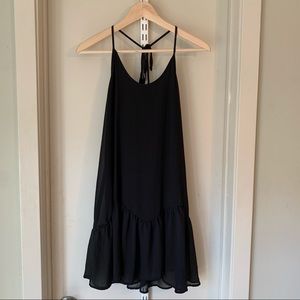 Lush chiffon little black dress